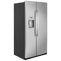 Réfrigérateur congélat. juxt. 21,8 pi³ 36 po distributeur eau/glaçons Whirlpool (GZS22IYNFS) - Inox