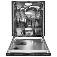KitchenAid 24" 44dB Built-In Dishwasher with Stainless Steel Tub (KDPM604KPS) - PrintShield Stainless