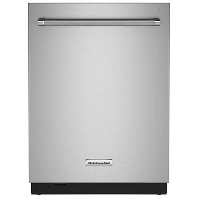 KitchenAid 24" 44dB Built-In Dishwasher with Stainless Steel Tub (KDTM704KPS) - PrintShield Stainless