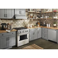 KitchenAid 24" 44dB Built-In Dishwasher with Stainless Steel Tub (KDTM704KPS) - PrintShield Stainless