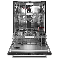 KitchenAid 24" 44dB Built-In Dishwasher with Stainless Steel Tub (KDTM704KPS) - PrintShield Stainless