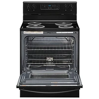 Cuisinière électrique à serpentins 4,8 pi³ 30 po de Whirlpool (YWFC150M0JB) - Noir