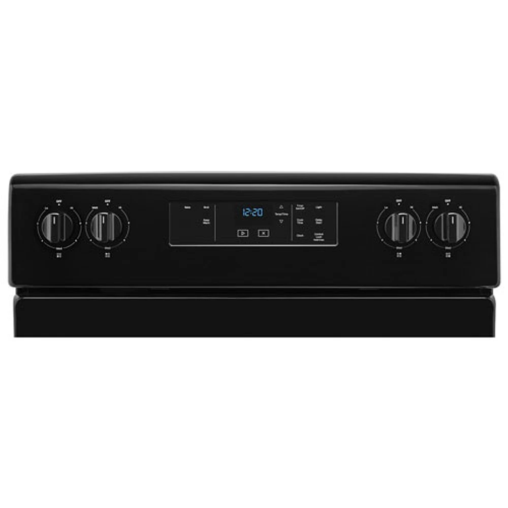 Cuisinière électrique à serpentins 4,8 pi³ 30 po de Whirlpool (YWFC150M0JB) - Noir
