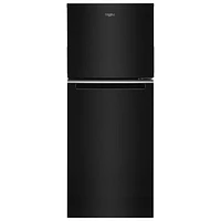 Whirlpool 24" 11.6 Cu. Ft. Top Freezer Refrigerator with LED Lighting (WRT312CZJB) - Black