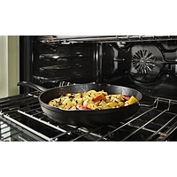 KitchenAid 36" 5.1 Cu. Ft. True Convection 6-Burner Freestanding Gas Range (KFGC506JSS) - Stainless