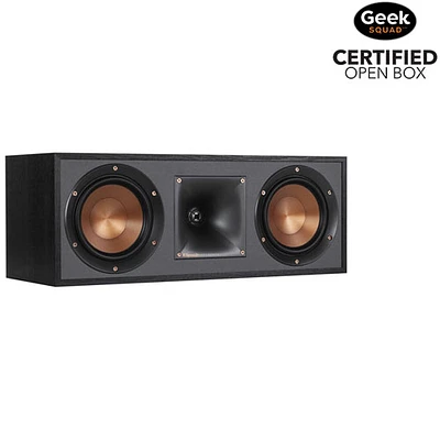 Haut-parleur de canal central de 100 W R52C de Klipsch - Noir - Boîte ouverte