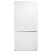 Insignia 30" Bottom Freezer Refrigerator (NS-RBM18WH0-C) - White - Open Box - Scratch & Dent