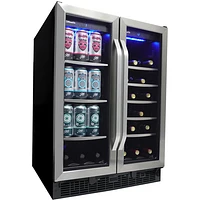 Réfrigérateur à boissons encastrable de 5,1 pi³ pour 60 canettes Silhouette (SBC051D1BSS) - Inox