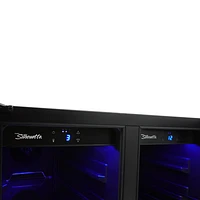 Réfrigérateur à boissons encastrable de 5,1 pi³ pour 60 canettes Silhouette (SBC051D1BSS) - Inox