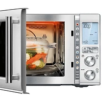 Micro-ondes 3-en-1 à convection Combi Wave de Breville avec friteuse à air chaud - 1,1 pi³ - Inox