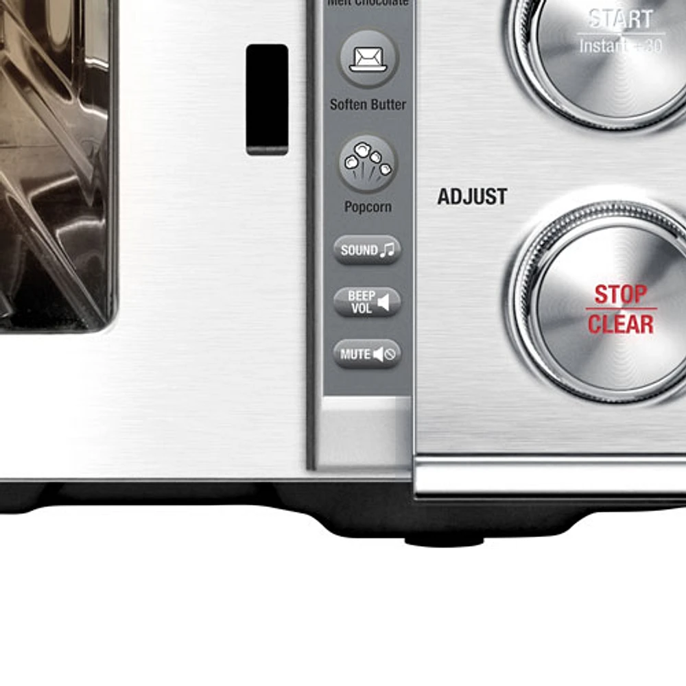 Micro-ondes 3-en-1 à convection Combi Wave de Breville avec friteuse à air chaud - 1,1 pi³ - Inox