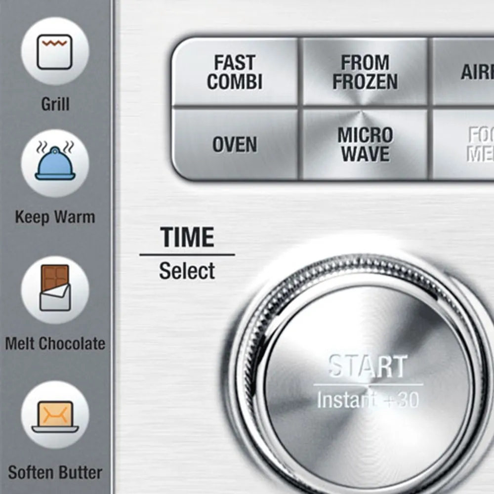 Micro-ondes 3-en-1 à convection Combi Wave de Breville avec friteuse à air chaud - 1,1 pi³ - Inox