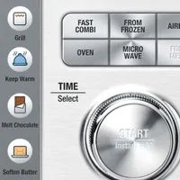Micro-ondes 3-en-1 à convection Combi Wave de Breville avec friteuse à air chaud - 1,1 pi³ - Inox