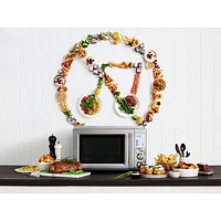 Micro-ondes 3-en-1 à convection Combi Wave de Breville avec friteuse à air chaud - 1,1 pi³ - Inox