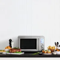 Micro-ondes 3-en-1 à convection Combi Wave de Breville avec friteuse à air chaud - 1,1 pi³ - Inox