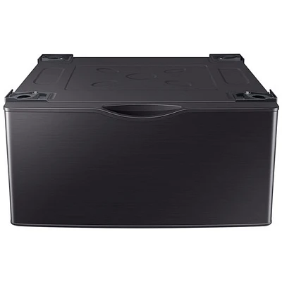 Socle de laveuse et de sécheuse de 27 po de Samsung (WE402NV/A3) - Acier inoxydable noir