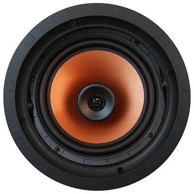 Haut-parleur encastrable au plafond de 8 po de 200 W CDT3800CII de Klipsch - Unité - Blanc