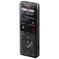 Enregistreur vocal de 4 Go de Sony avec port USB intégré (ICDUX570BLK) - Noir
