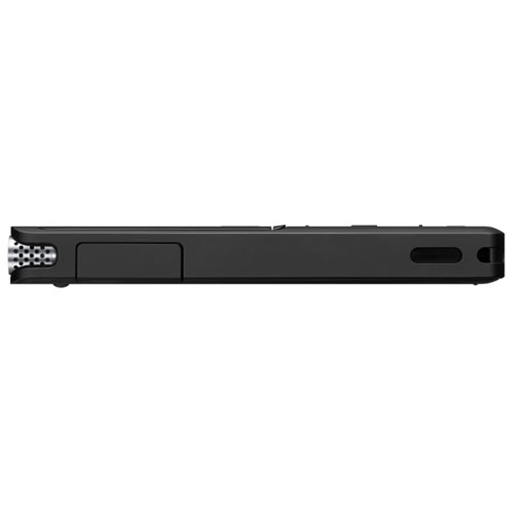 Enregistreur vocal de 4 Go de Sony avec port USB intégré (ICDUX570BLK) - Noir