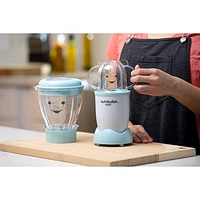 Mélangeur de 0,9 L de 200 W Baby Food Prep System de NutriBullet - Blanc mat/Bleu