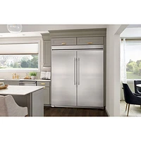 Frigidaire Pro 33" 18.6 Cu. Ft. Built In All-Fridge Refrigerator (FPRU19F8WF) - Stainless Steel