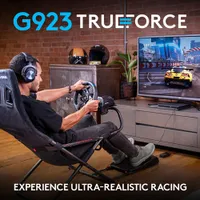 Logitech G923 TrueForce Racing Wheel for PlayStation 5/PC - Black