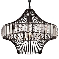 Westinghouse Pendant Crystal Ceiling Lamp - Black