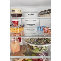 Whirlpool 24" 12.7 Cu. Ft. Bottom Freezer Refrigerator (WRB533CZJW) - White