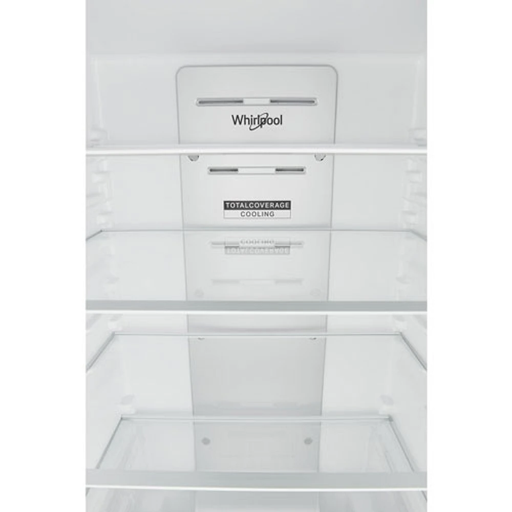 Whirlpool 24" 12.7 Cu. Ft. Bottom Freezer Refrigerator (WRB533CZJZ) - Stainless Steel