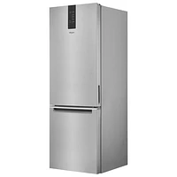 Réfrigérateur à congélateur inférieur de 12,7 pi³ de 24 po de Whirlpool (WRB543CMJZ) - Inox