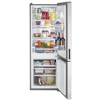 Réfrigérateur à congélateur inférieur de 12,7 pi³ de 24 po de Whirlpool (WRB543CMJZ) - Inox
