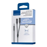 Insignia Dual Headphone Splitter - Only at Best Buy