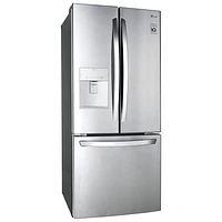 LG 30" 21.8 Cu. Ft. French Door Refrigerator with Water Dispenser (LRFWS2200S) - Stainless Steel
