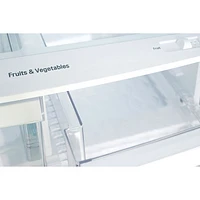 LG 30" 21.8 Cu. Ft. French Door Refrigerator with Water Dispenser (LRFWS2200S) - Stainless Steel