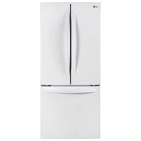 LG 30" 21.8 Cu. Ft. French Door Refrigerator (LRFNS2200W) - White