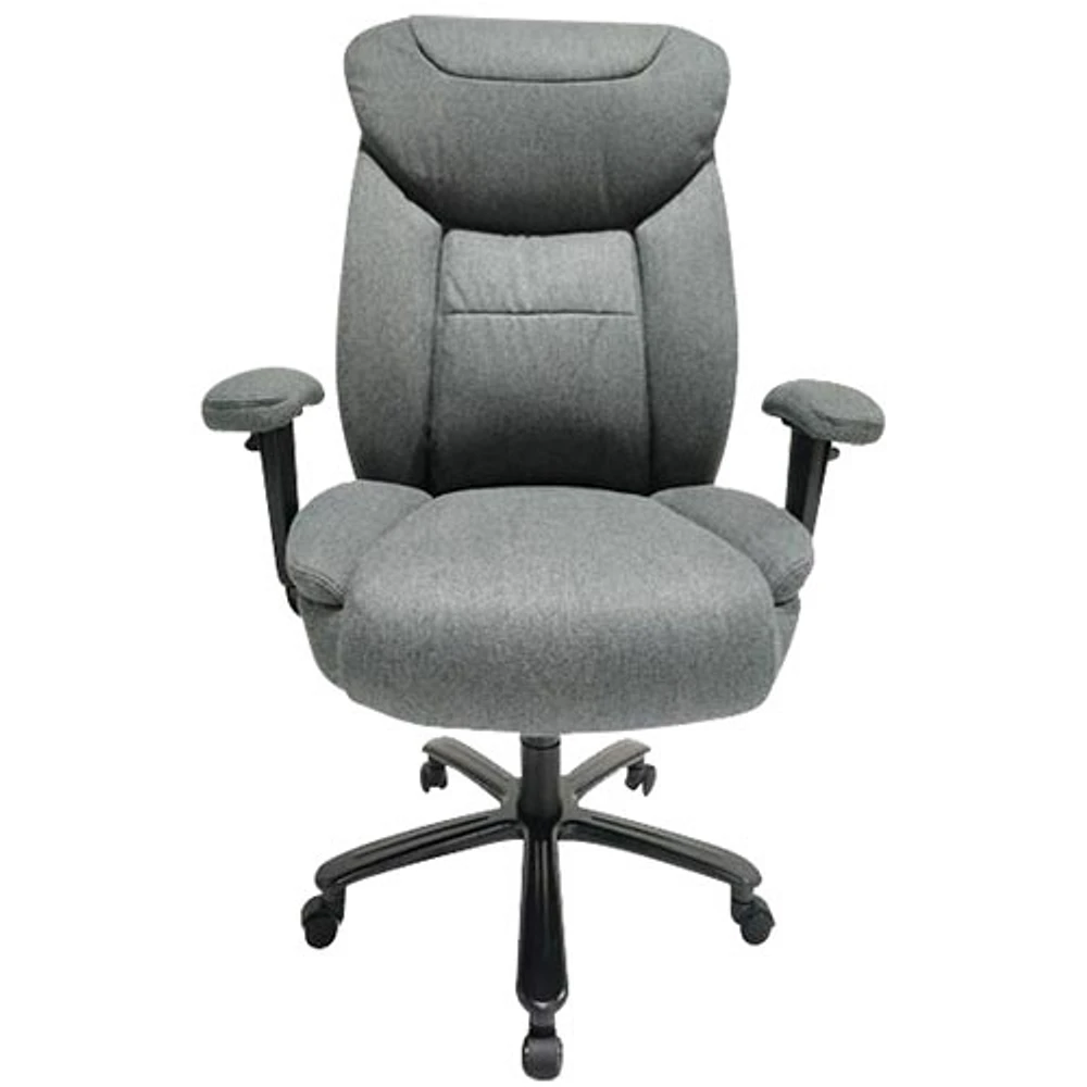Fauteuil de bureau ergonomique pour grand et costaud de TygerClaw - Gris