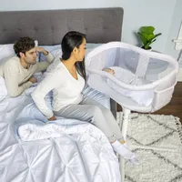 HALO BassiNest Swivel Sleeper Essentia Bassinet - Nautical Net