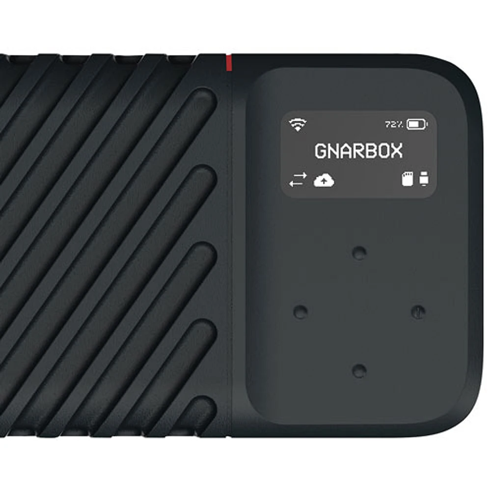 Disque SSD externe GNARBOX 2.0 de 256 Go (GNAR256V2) - Noir