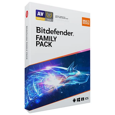 Bitdefender édition Family Bonus (PC/Mac/iOS/Android) -15 utilisateurs -2 ans - Exclusivité Best Buy