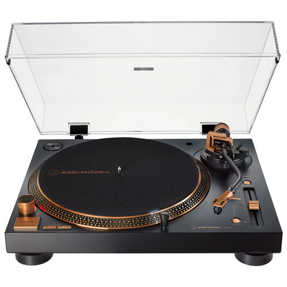 Tourne-disque USB à entraînement direct AT-LP120XUSB-BZ d'Audio Technica - Seulement chez Best Buy