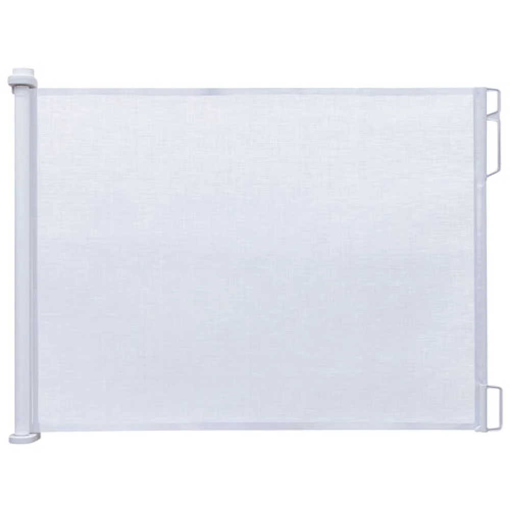 Bily Retractable Hardware Mounted Safety Gate - White