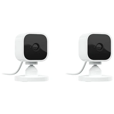 Blink Mini Wi-Fi Indoor 1080p IP Camera - 2 Pack - White