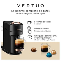 Nespresso Vertuo Next Premium Coffee & Espresso Machine by De'Longhi - Rose Gold