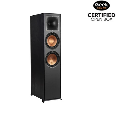 Haut-parleur colonne à 2 voies de 150 W R820F de Klipsch - À l'unité - Noir - Boîte ouverte