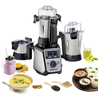 Hamilton Beach 1.5L 1400-Watt 3-in-1 Professional Juicer Mixer Grinder - Stainless Steel