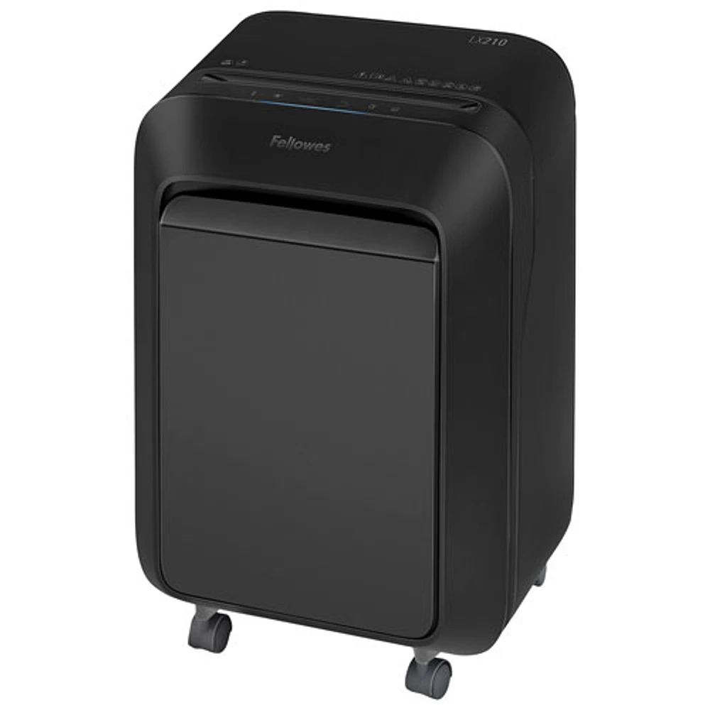Déchiqueteuse à coupe micro de 16 feuilles de Fellowes (LX210) - Noir