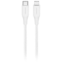 Insignia Apple MFi Certified 1.8m (6 ft.) Braided Lightning to USB-C Cable - Moon Grey - Only at Best Buy