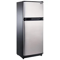 Réfrigérateur solaire à congélateur supérieur 24 po 10,3 pi³ d'Unique (UGP-290L S/S) - Acier inox