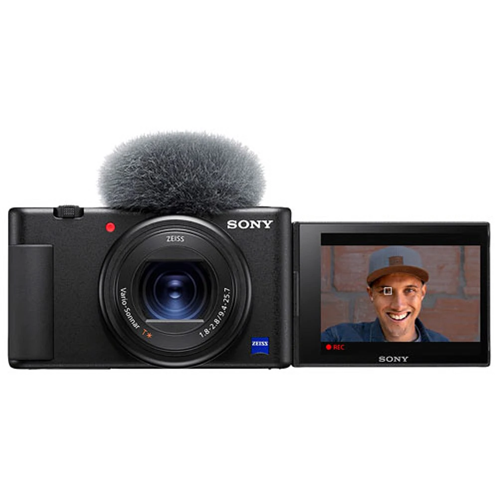 Sony Cyber-shot ZV-1 Content Creator Vlogger 20.1MP 2.9x Optical Zoom Digital Camera - Black