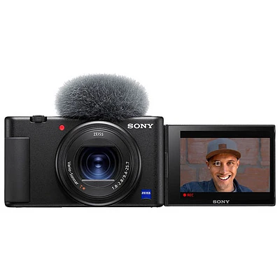 Appareil photo num. créateur contenu vlog Cyber-shot ZV-1 20,1 Mpx zoom optique 2,9x Sony - Noir